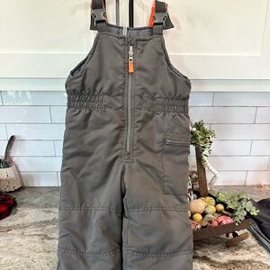 Toddler size 3 Snow Suit grey and orange